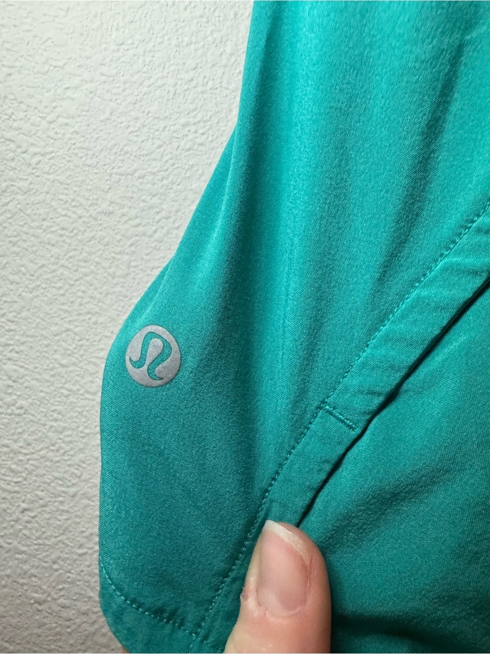 Lululemon Run Times Short II 4” Spirit Green / Kitakami Viridian Green Black - Picture 7 of 8